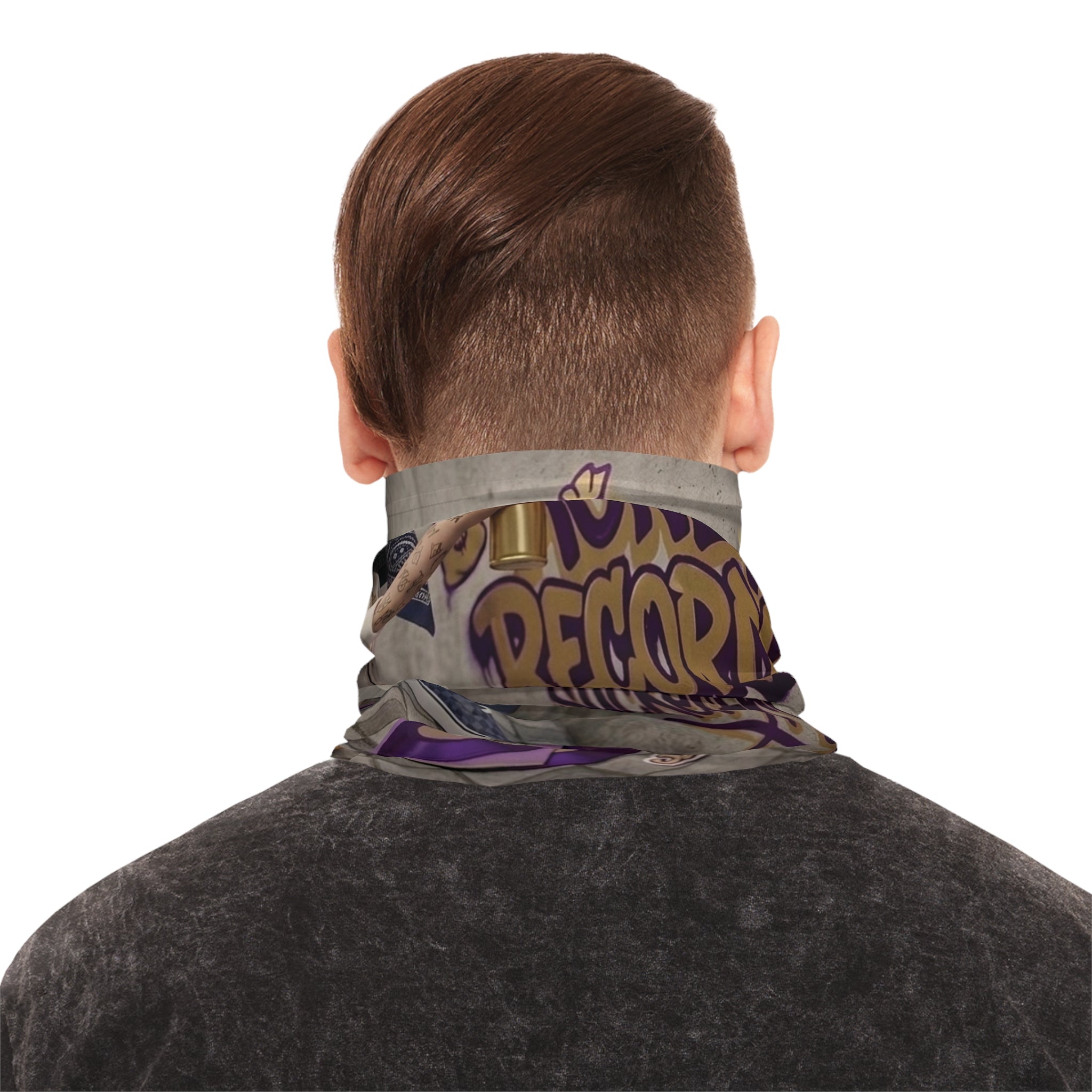 Neck Gaiter - 'Guilprit Money Records' Graffiti Bandana