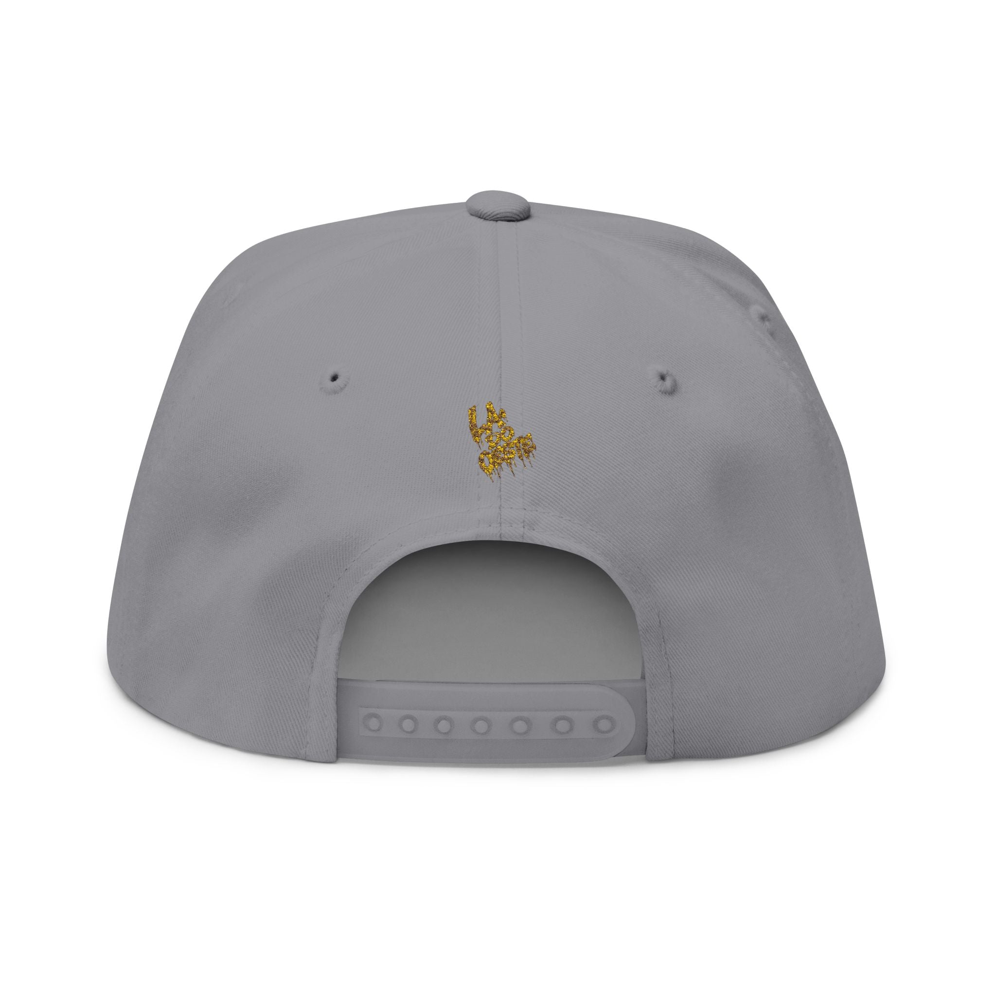 Royal Graffiti Flat Bill Cap — Embroidered CMR Crown Logo