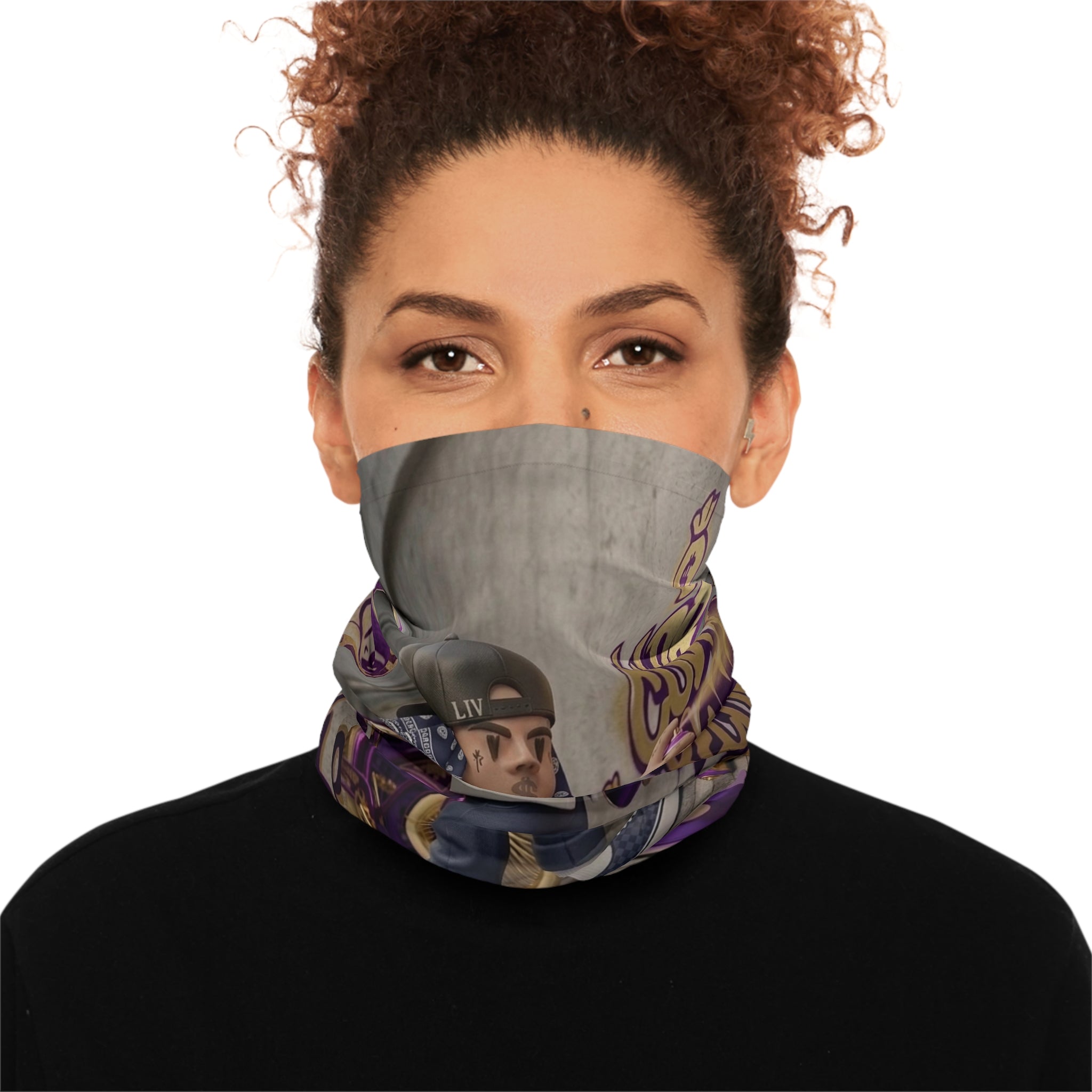Neck Gaiter - 'Guilprit Money Records' Graffiti Bandana