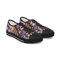 Low Top Sneakers — Purple Cupcake Pattern Casual Shoes
