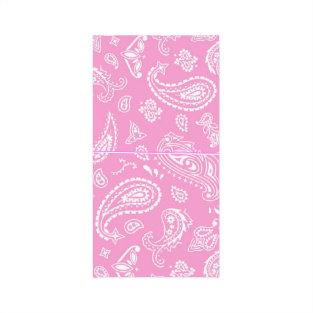 Pink Paisley Neck Gaiter – Lightweight Bandana Face Cover