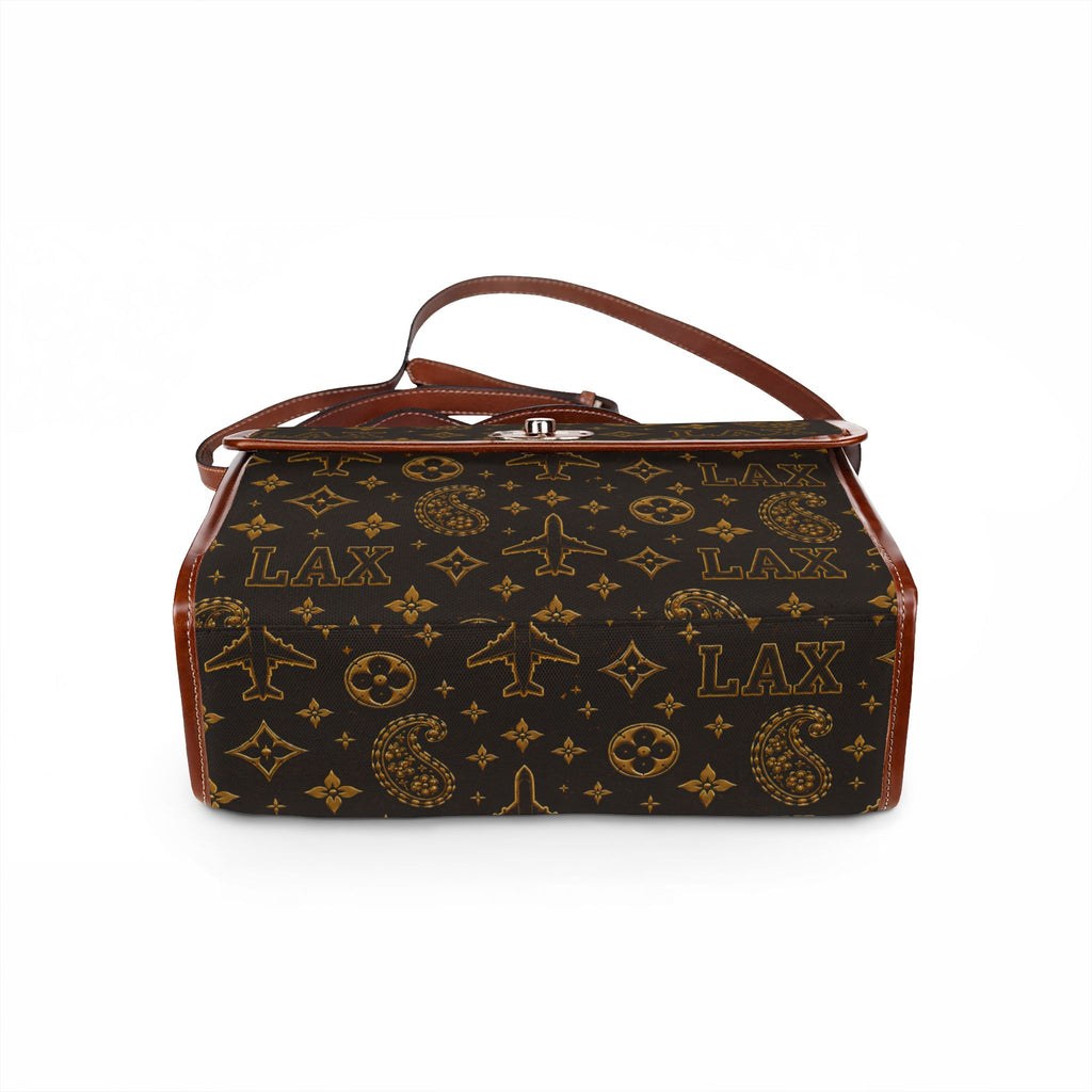 LAX Travel Canvas Satchel — Waterproof Designer-Style Flight Bag