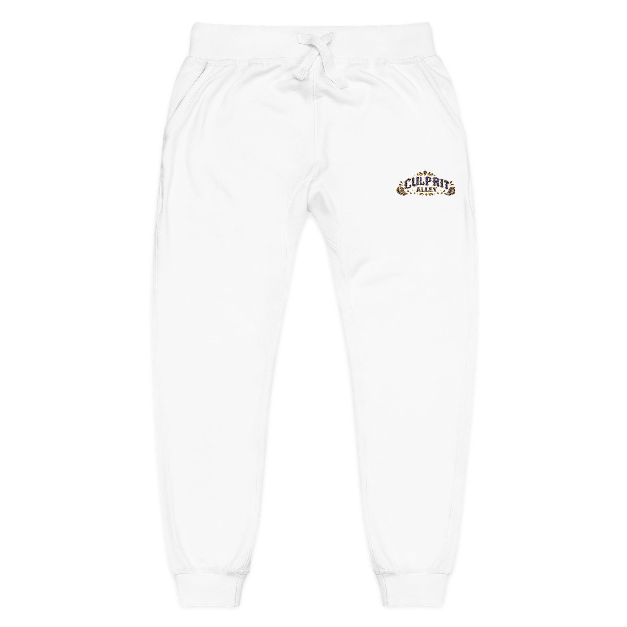 Embroidered 'California' Floral Sweatpants — Cozy Fleece Joggers