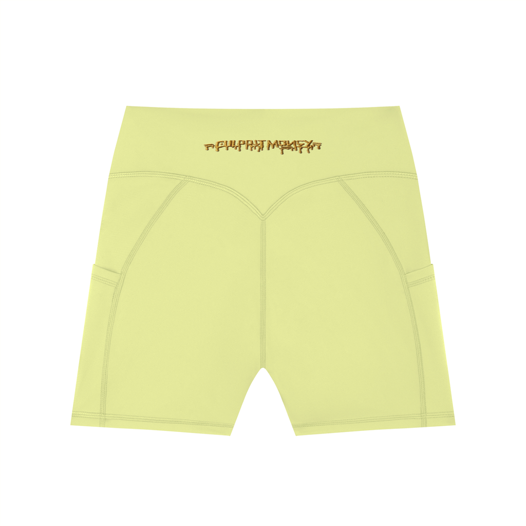 Women's High-Waisted Pocket Biker Shorts