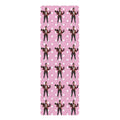 Pink Holiday Gorilla Pattern Yoga Mat - Cute Animal Fitness Mat for Women & Gift
