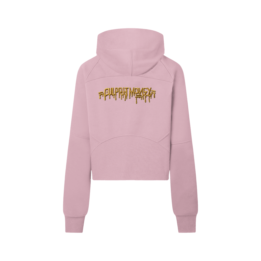 Cropped Half-Zip Hoodie