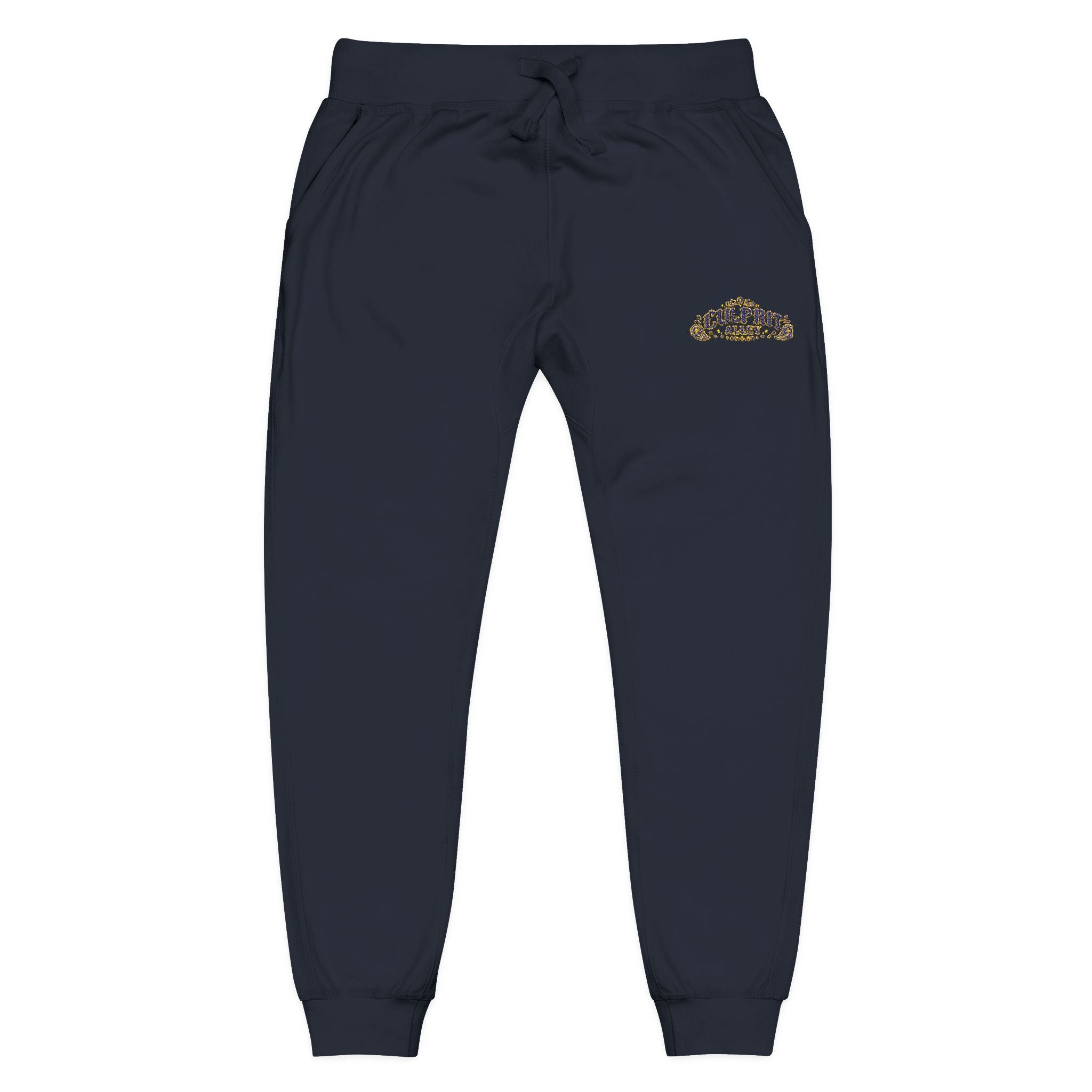 Embroidered 'California' Floral Sweatpants — Cozy Fleece Joggers
