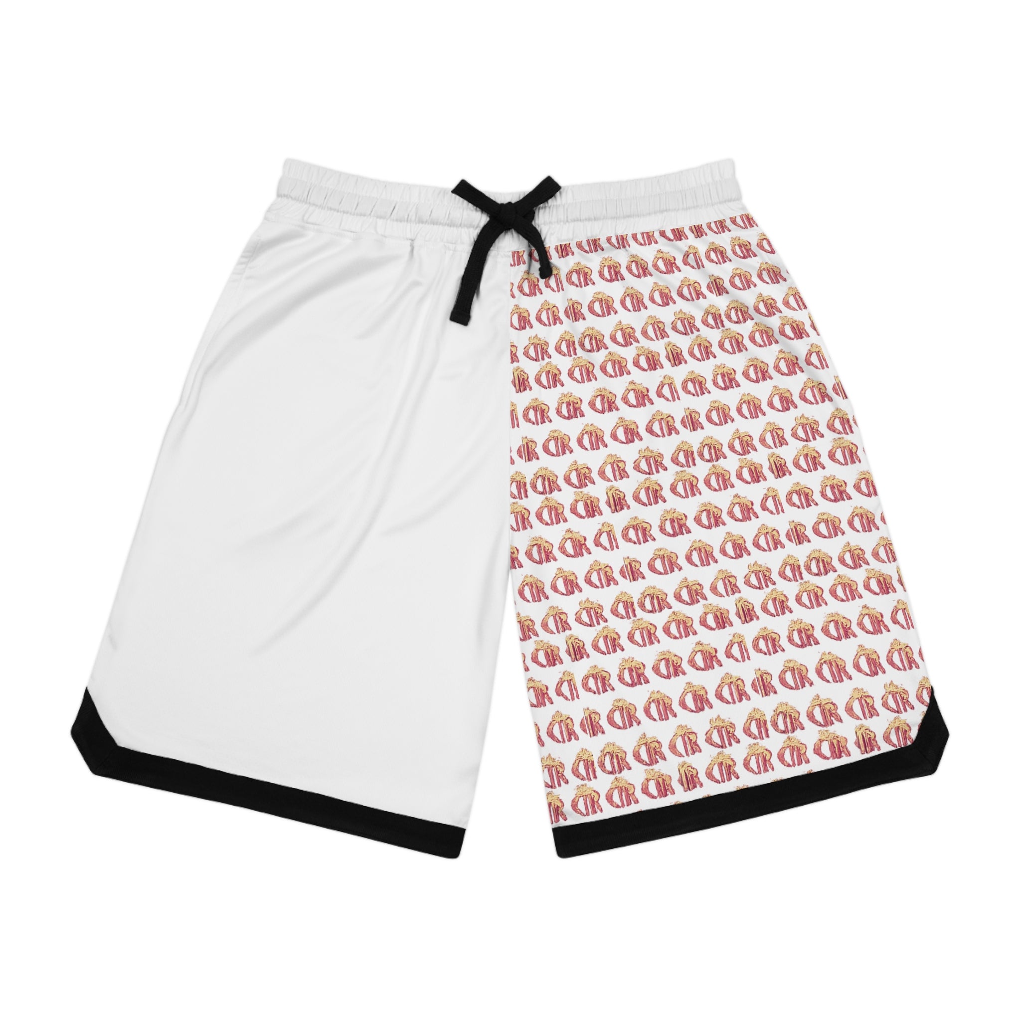 Live the Hustle Basketball Shorts — West LA Palm Logo AOP