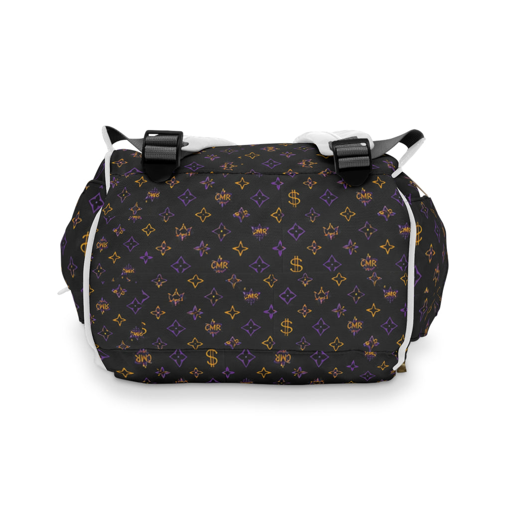 Luxury Multifunctional Diaper Bag Backpack — Waterproof Baby Changing Bag with Multiple Pockets