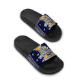 Pirate Bandana Slide Sandals – Navy & Gold "T" Crest