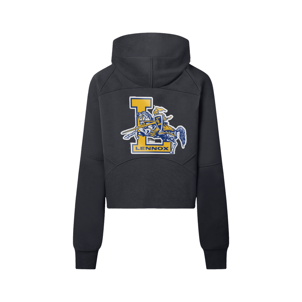 Cropped Half-Zip Hoodie
