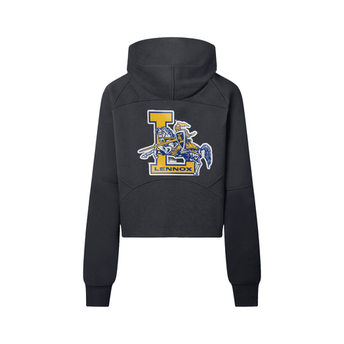Cropped Half-Zip Hoodie