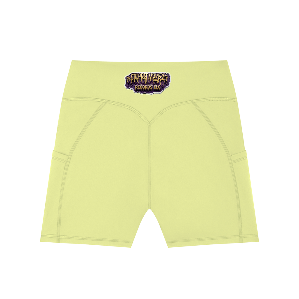 Women's High-Waisted Pocket Biker Shorts