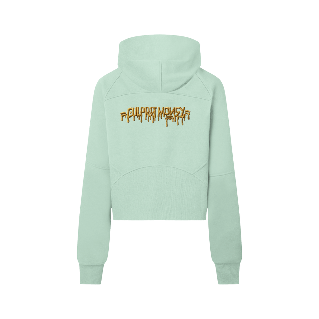 Cropped Half-Zip Hoodie