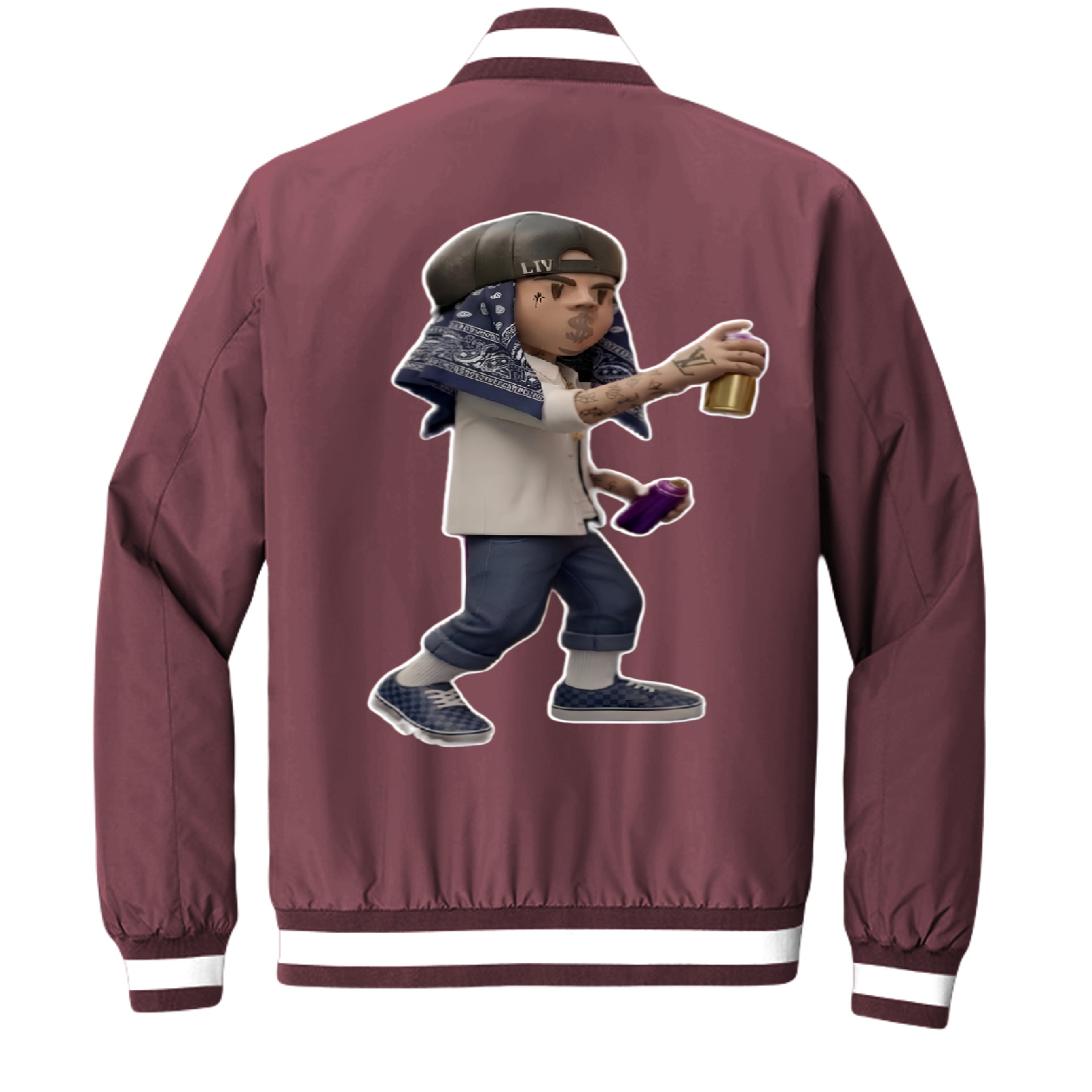 Maroon - JST58 - BACK